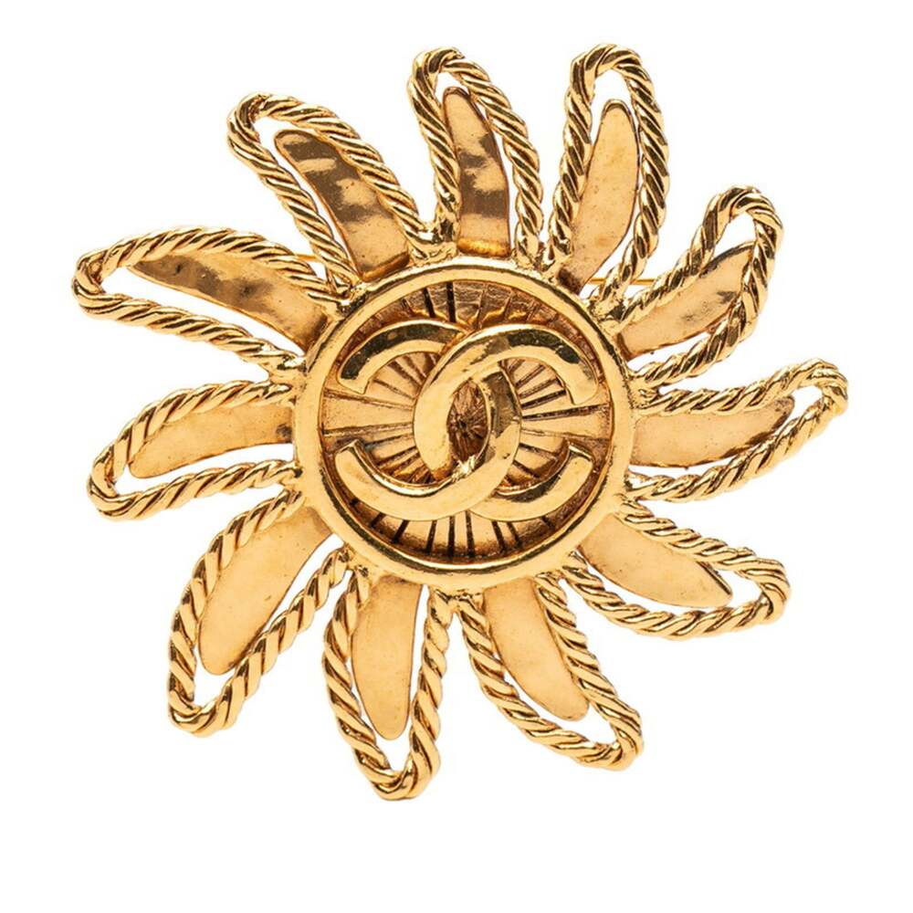 Chanel Cc Logo Brooch Metal #247196C83B